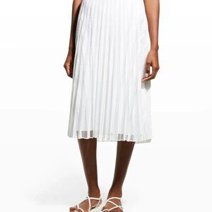 White, pleated, lace midi skirt from Theory (never worn)